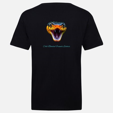 CBF Red Logo Snake Head District® Soft-Touch Unisex T-shirt - Image 2