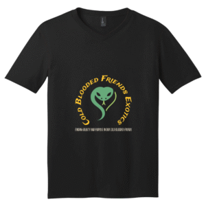 Cold Blooded Friends Logo District® Very Important Tee® V-Neck Two Sided